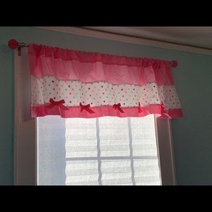 Girls set of 3 window valances